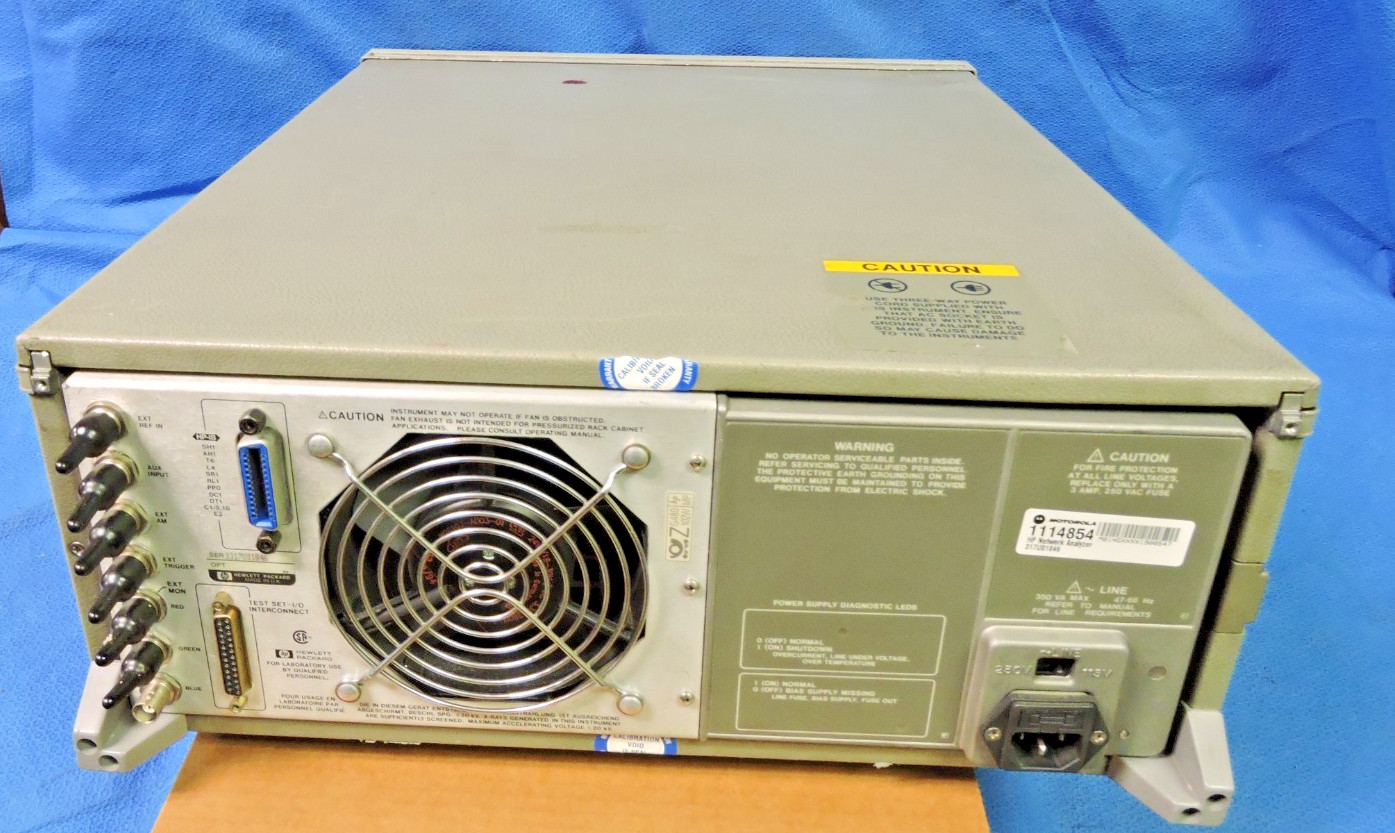 HP Agilent 8753C Network Analyzer 300kHz-3GHz / Softkeys Not Responding Repair