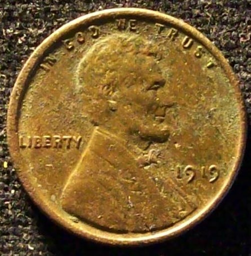 1919 P  Liberty Lincoln Wheat Cent