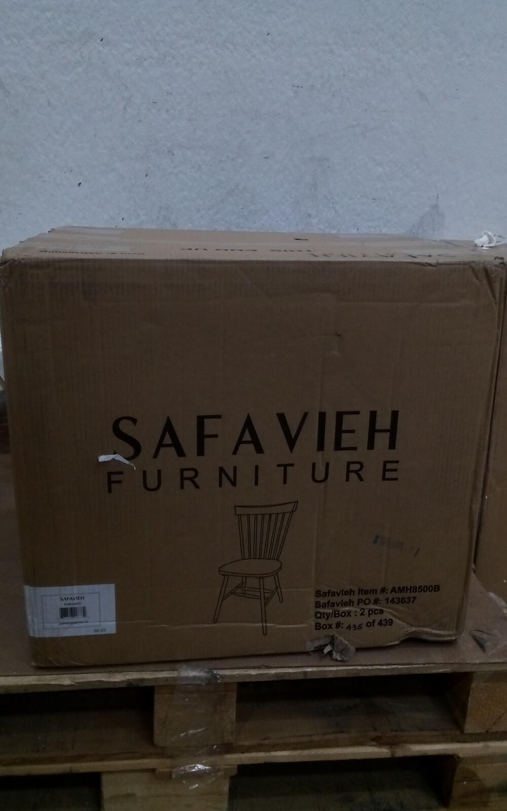 Safavieh PARKER SPINDEL SIDE CHAIR, Reduced Price 2172725988 AMH8500B