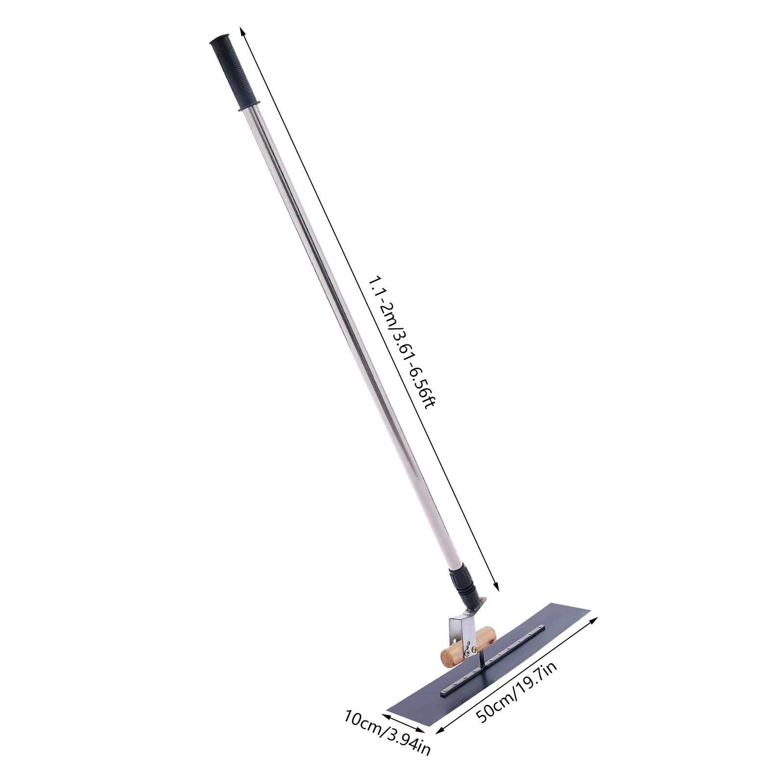 Concrete Trowel w/Long Handle Domestic &Industrial Cement Surface Smoothing Tool