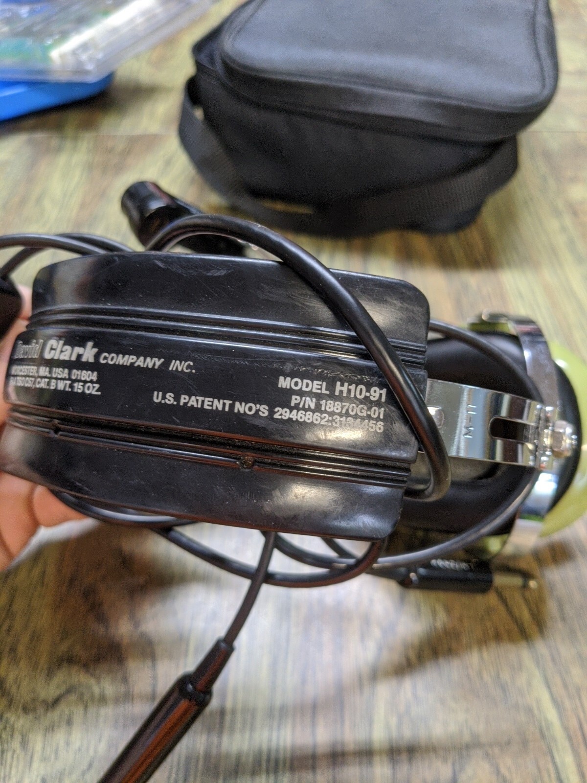 David Clark Model H10-91 Aviation Headset SEE DESCRIPTION