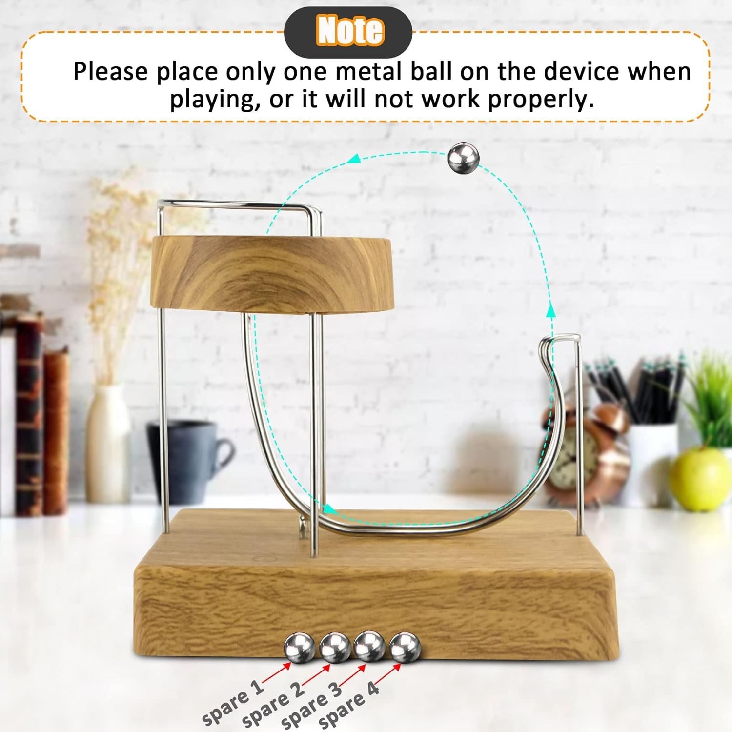 Stable and Low-Noise Perpetual Motion Device - Science Teaching Tool, 1.37 lbs