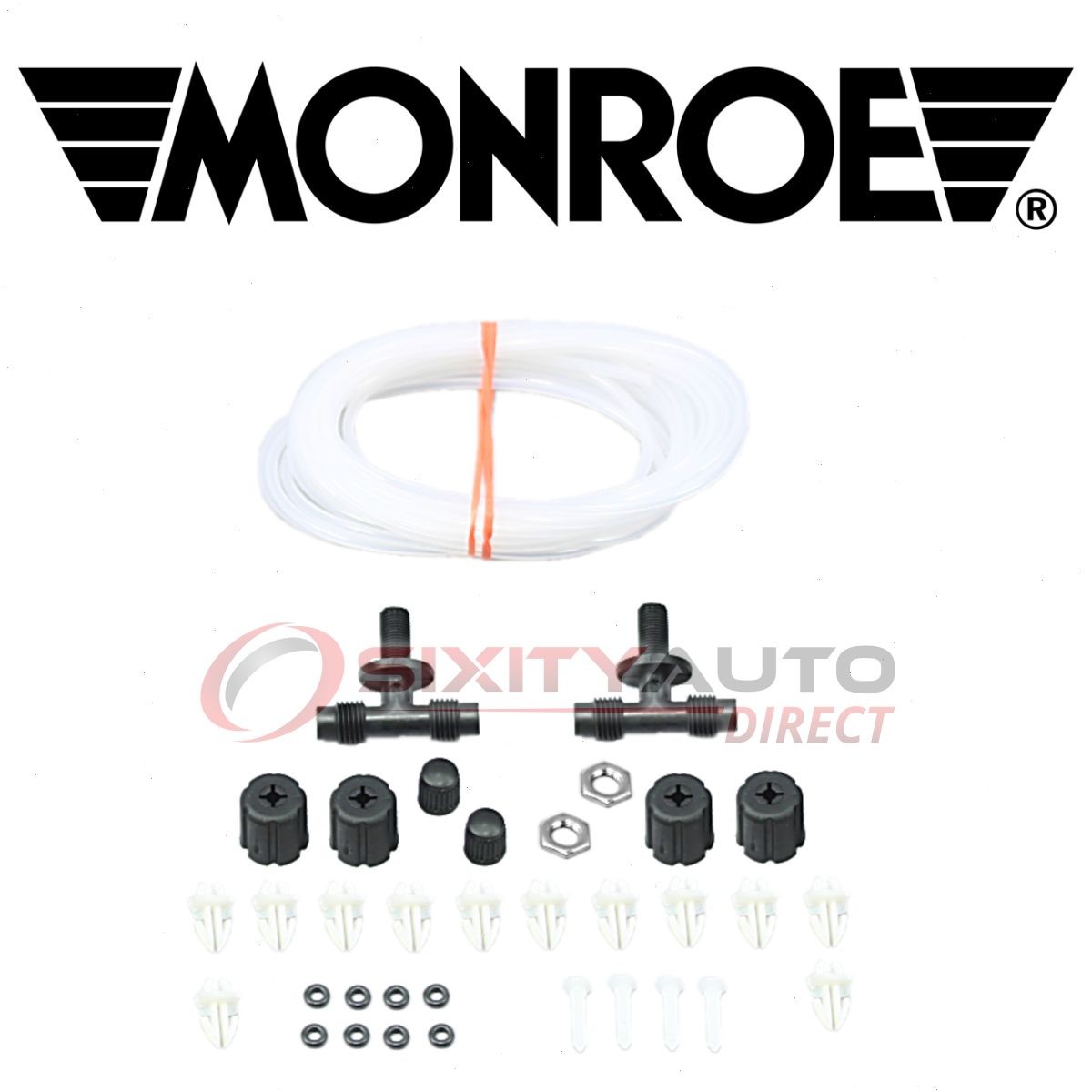 Monroe Rear Shock Absorber Air Hose Kit for 1966-1976 Dodge Charger - rb