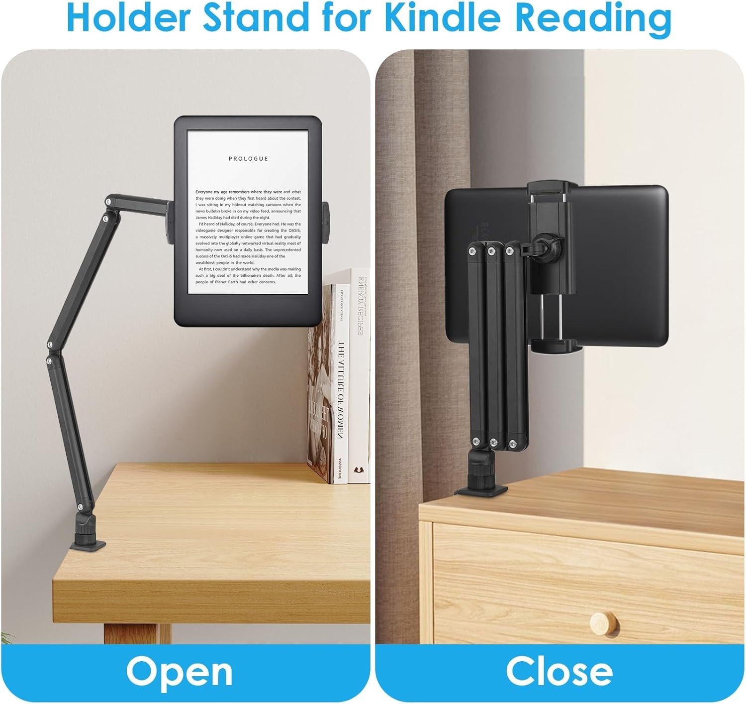 Phone Tablet Holder Stand Bed Desk Mount for IPhone IPad Adjustable 360 Rotation