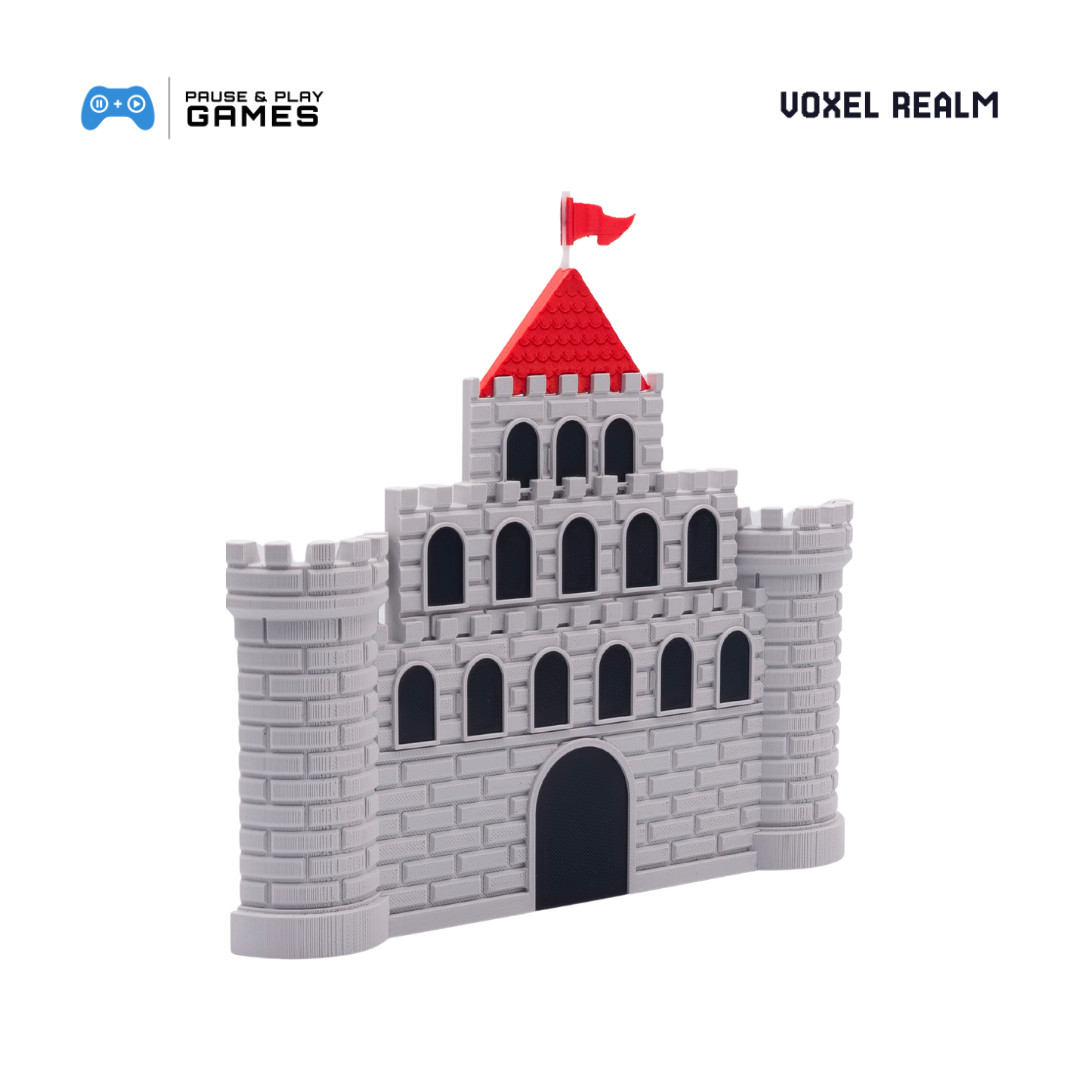 Switch 2 Dock Gaming Voxel Realm 8bit Castle Accessory