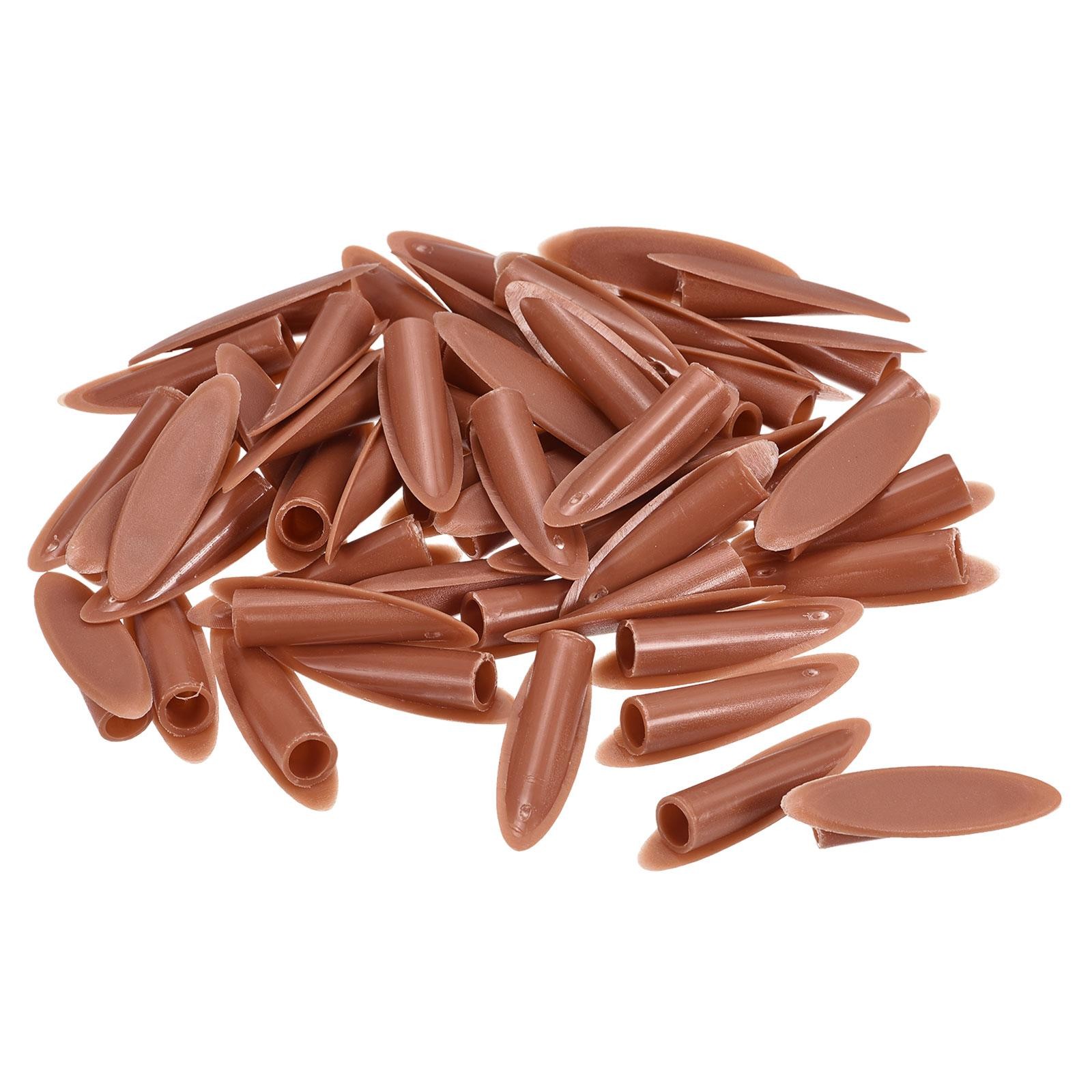 8.6mm Plastic Pocket Hole Plugs,Wood Plugs for Jig Working Tool,Red 100pcs