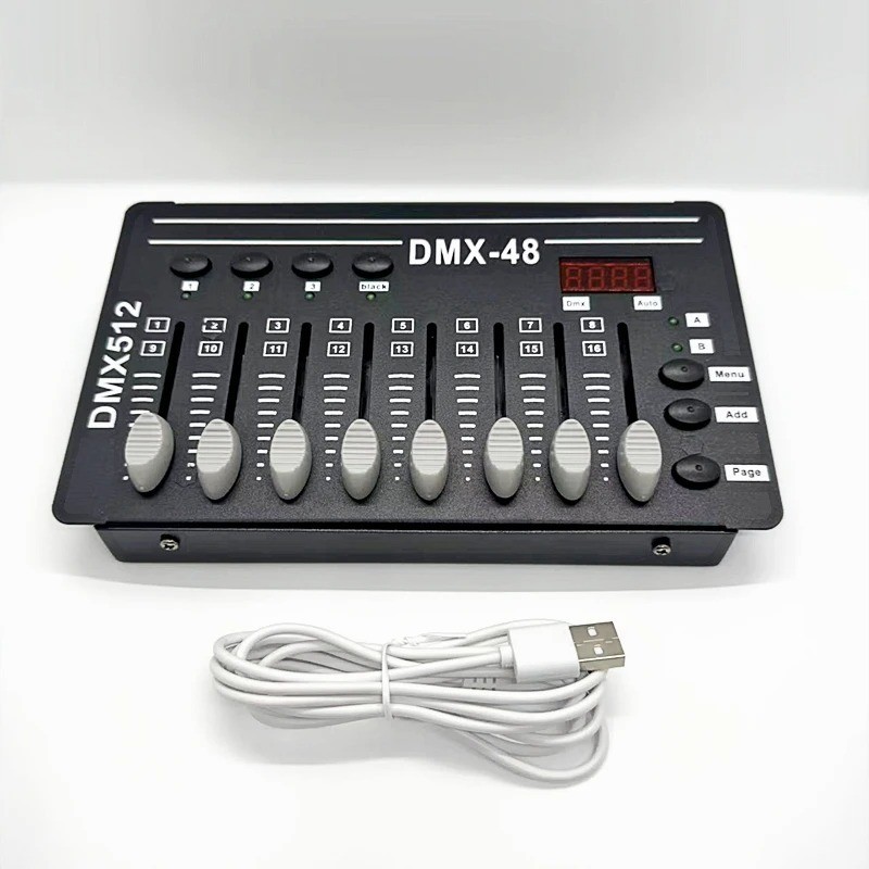 DMX-48 Light Console Controller 8 Channel Mini Stage DMX512 Dimming Board