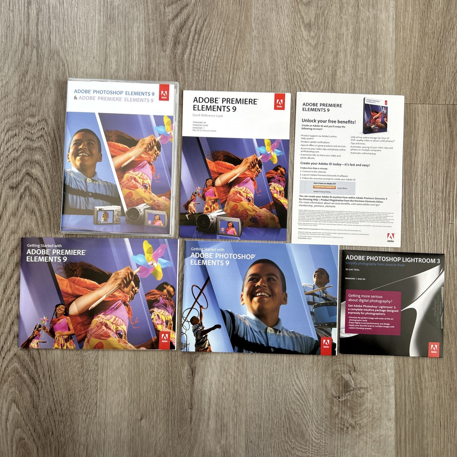 Adobe Photoshop Elements 9 and Adobe Premiere Elements 9 w/ Codes READ