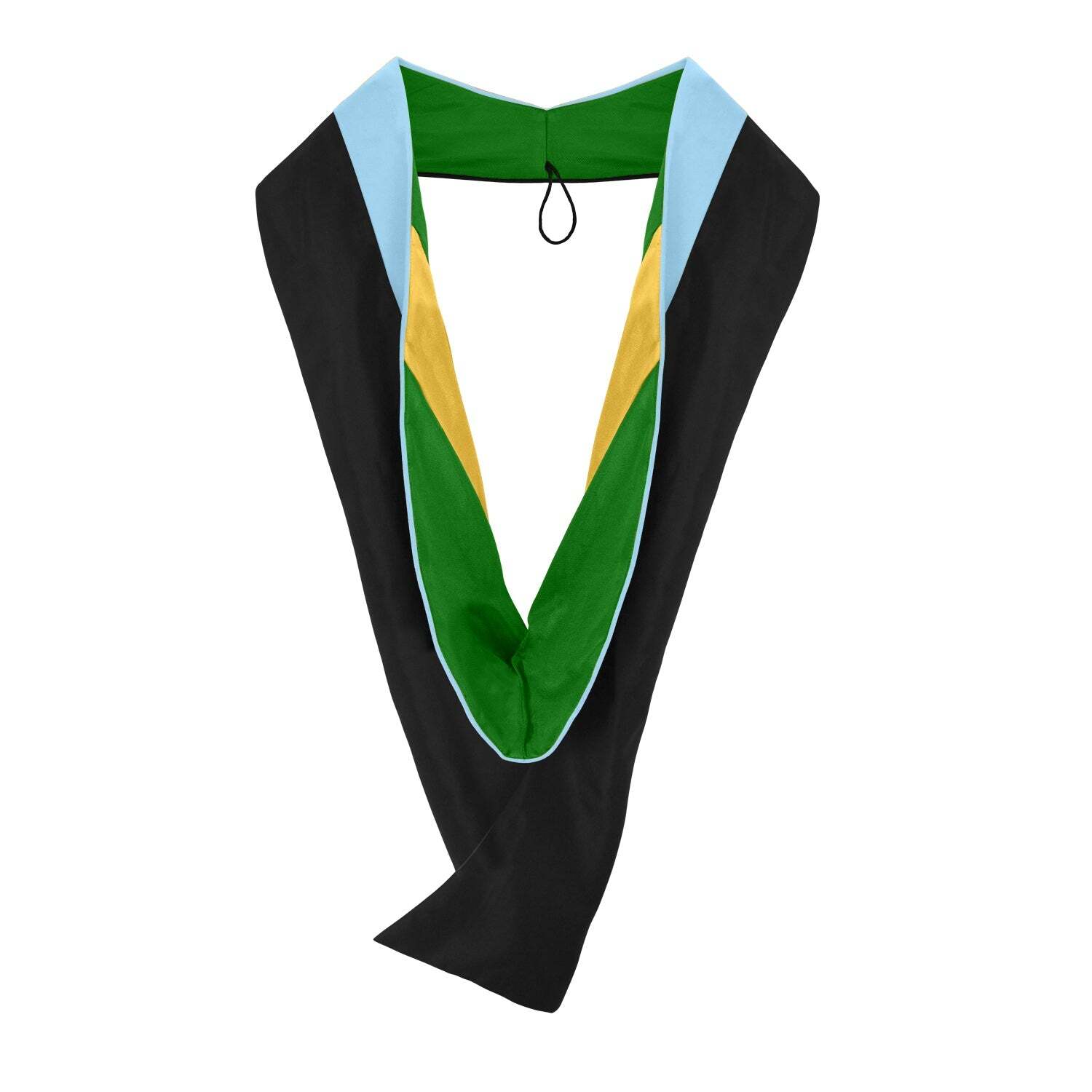 Endea Graduation Masters Hood For Education - Light Blue/Green/Gold