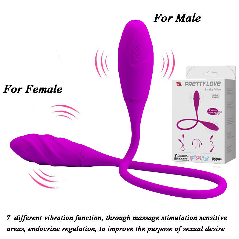 Rechargeable Dual Vibrator Egg for Couple P-Spot-Massager-For-Men-Women-Sex-Toys