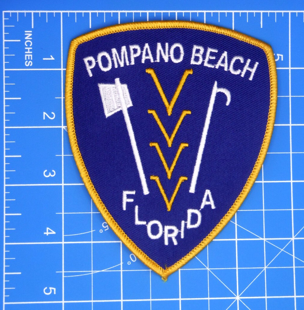 Pompano Beach Florida Fire Department patch