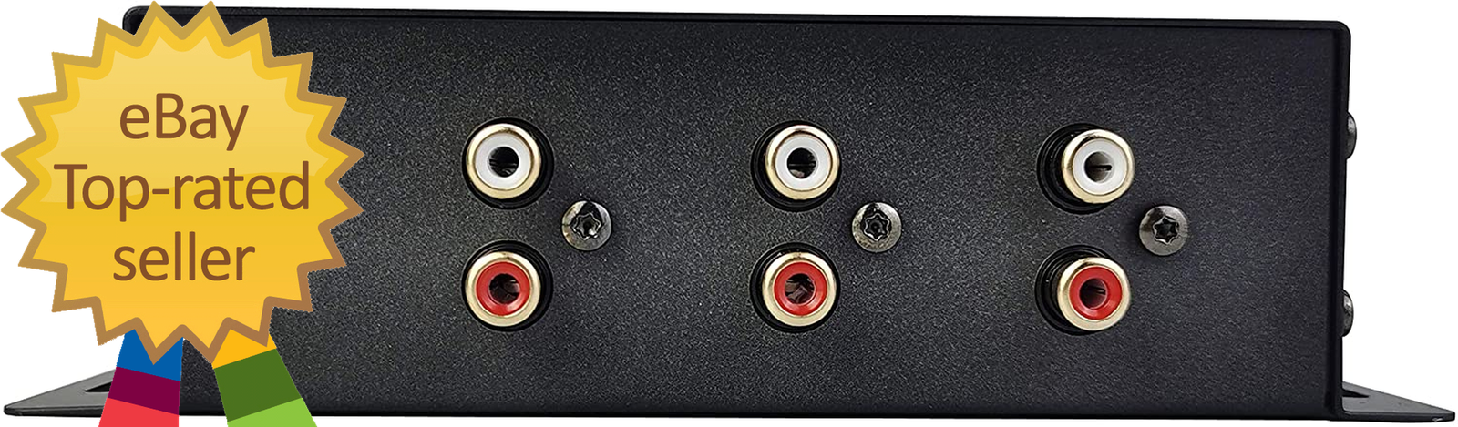 Mobile Electronics Mcd360 3 Way 6 Channel Electronic Crossover with Subwoofer