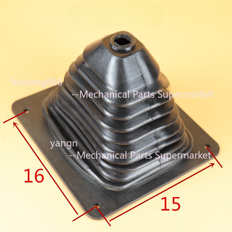 Mini Loader Parts Rubber Boot / Dust Cover for Multi-Valve Gear Lever Handle
