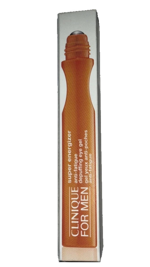Clinique For Men Super Energizer Anti-Fatigue Depuffing Eye Gel, 0.5 Ounce NEW