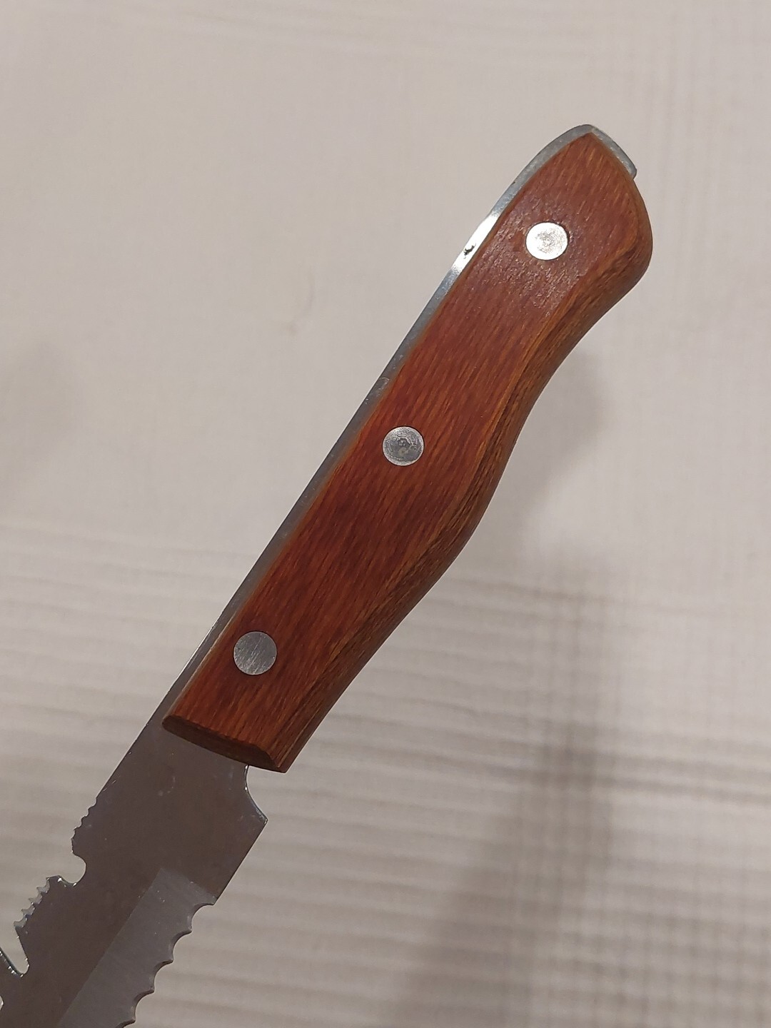 Serrated Frozen Food Hollow Knife Stainless Steel Japan