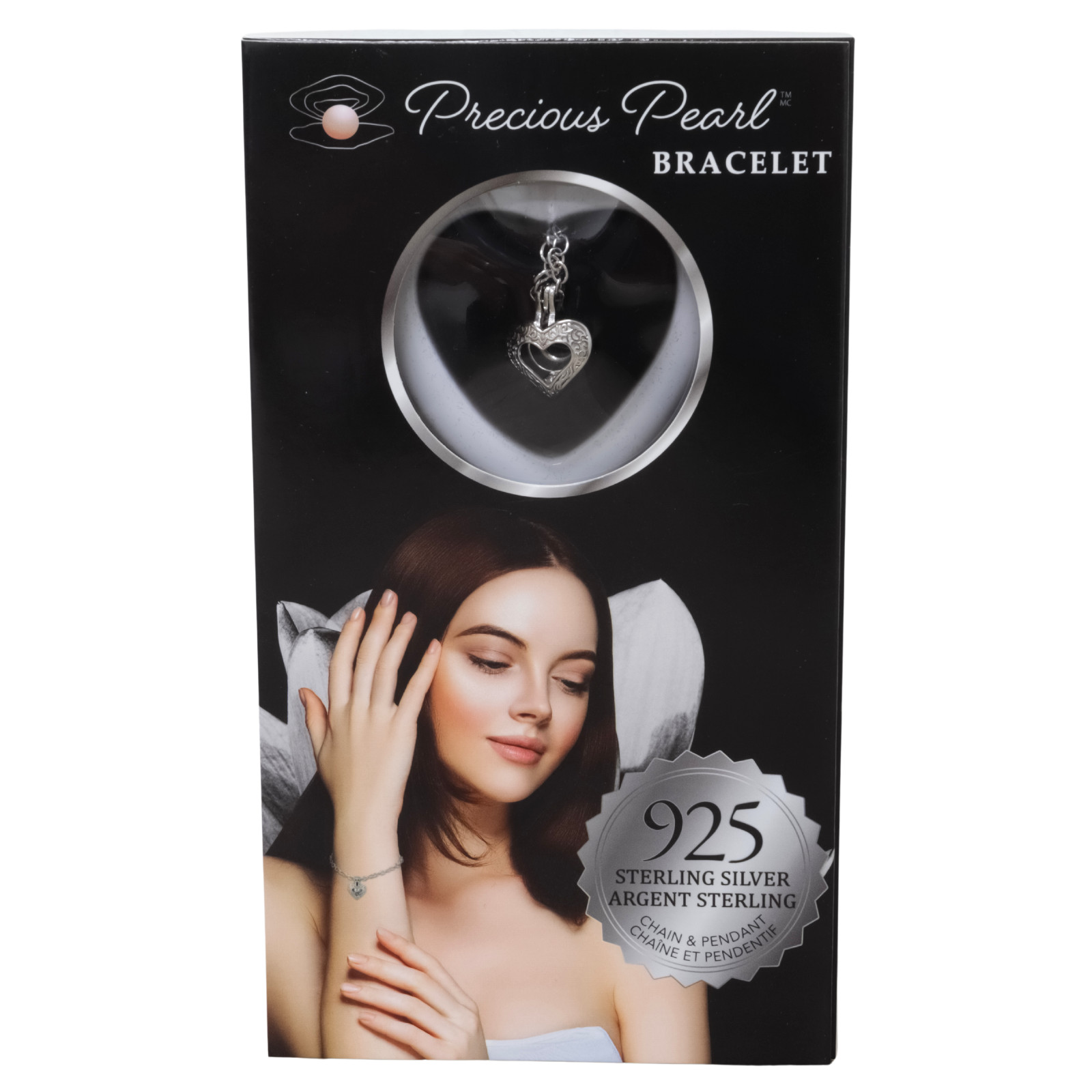 My Inspirations Precious Pearl Sterling Silver Pearl in Oyster Bracelet Kit