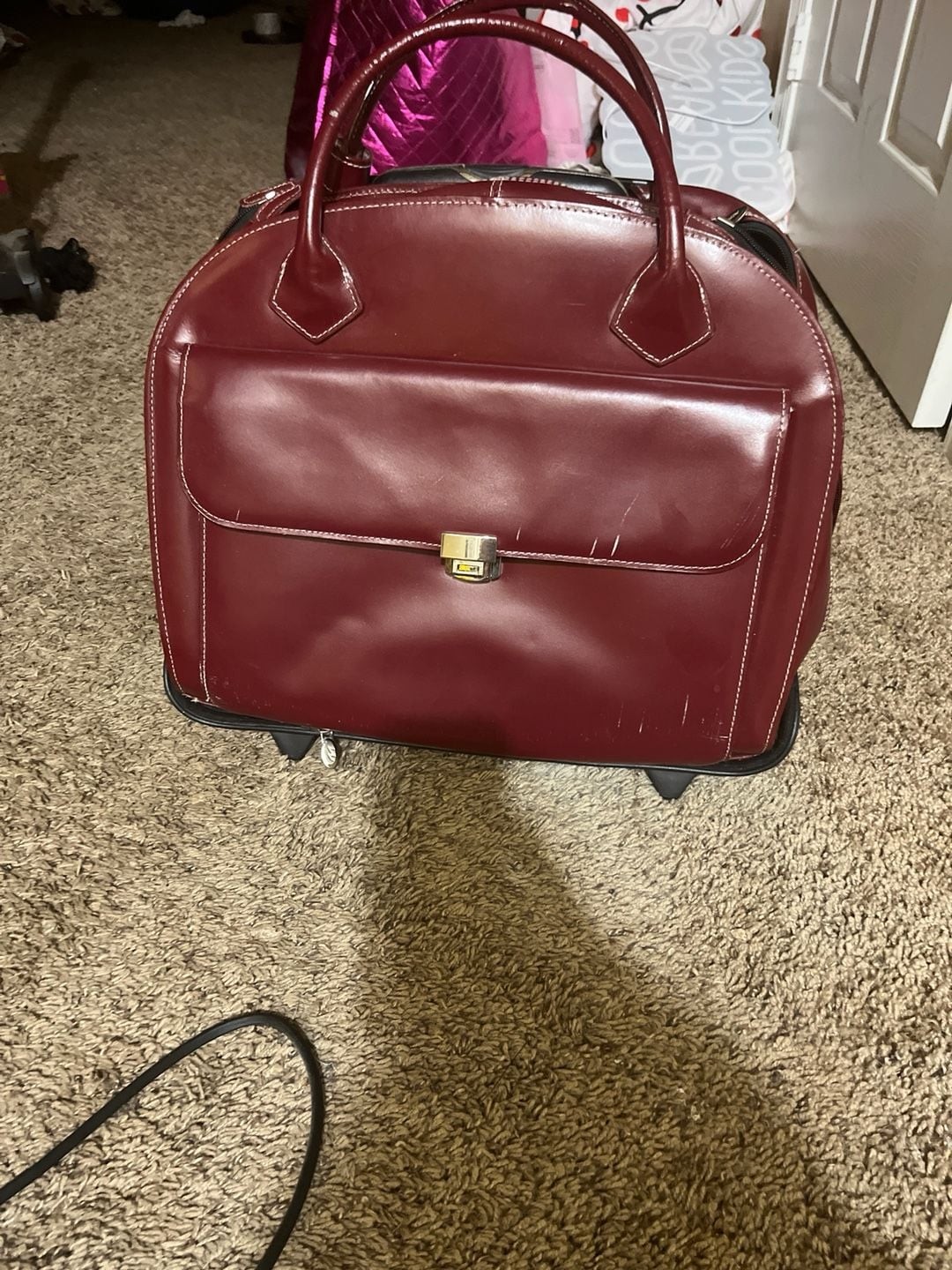 McKlein Lakewood, 15" Fly-Through Checkpoint-Friendly Ladies Laptop Briefcase -