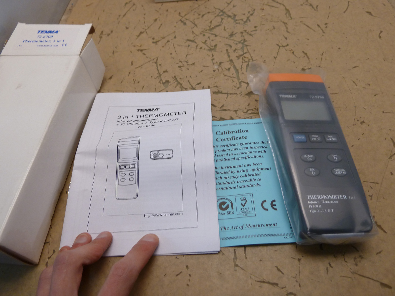 Tenma 72-6700 3 in 1 thermometer [2*I-4]