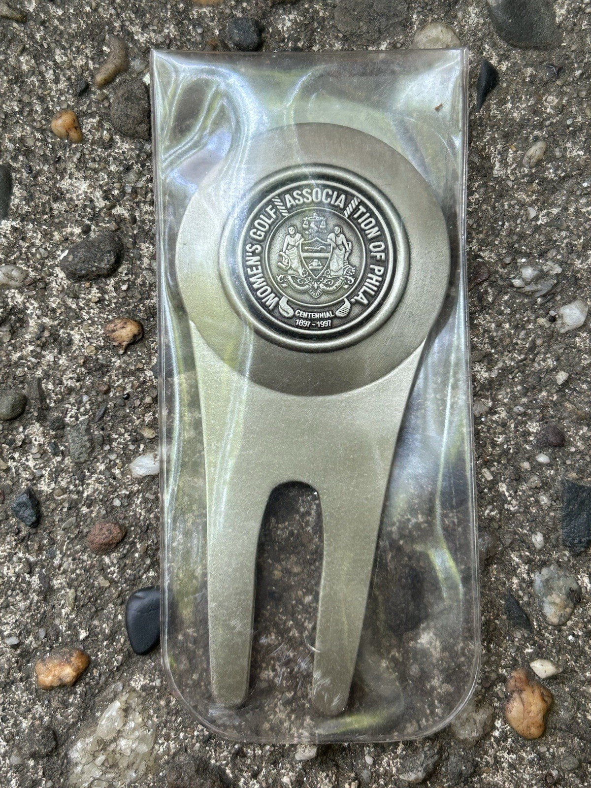 Vintage 90s women’s golf association of Philadelphia divot tool centennial NEW