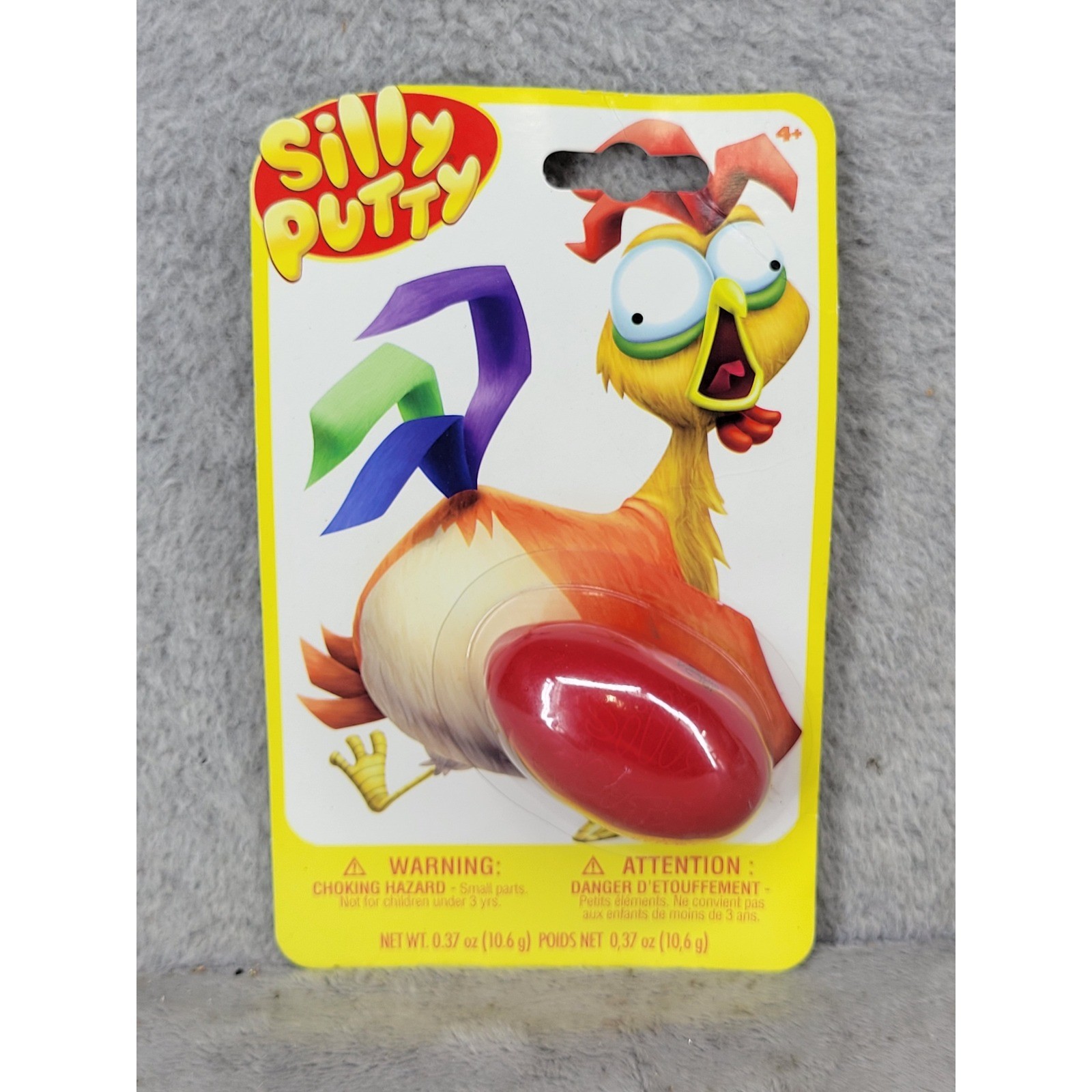 Silly Putty Red Original Classic Toy Crayola Chicken Egg 0.37oz 08-0313