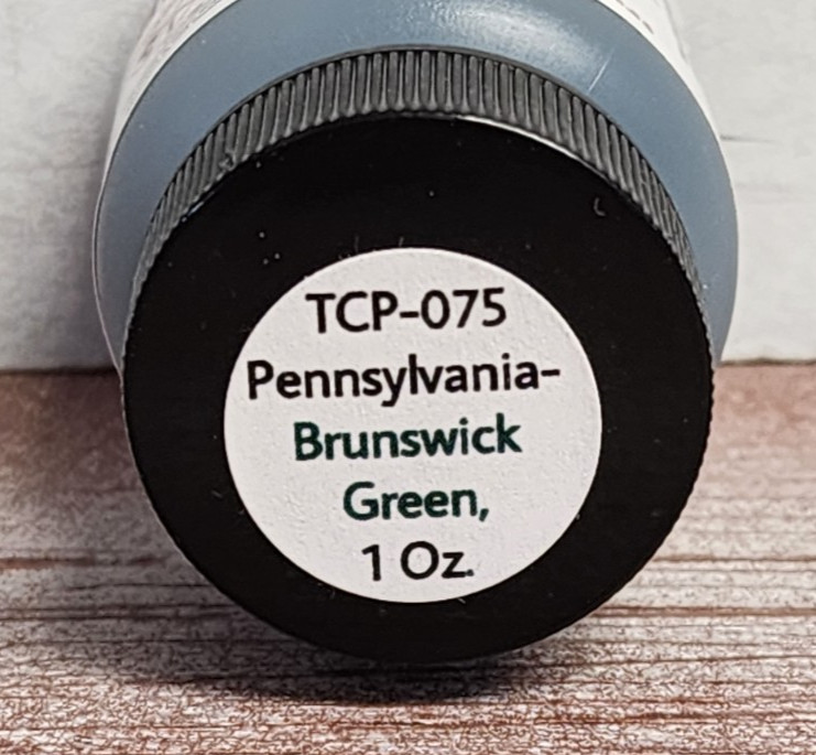 Tru Color Paint - TCP 75  PENNSYLVANIA BRUNSWICK GREEN   Model Railroad 1 oz