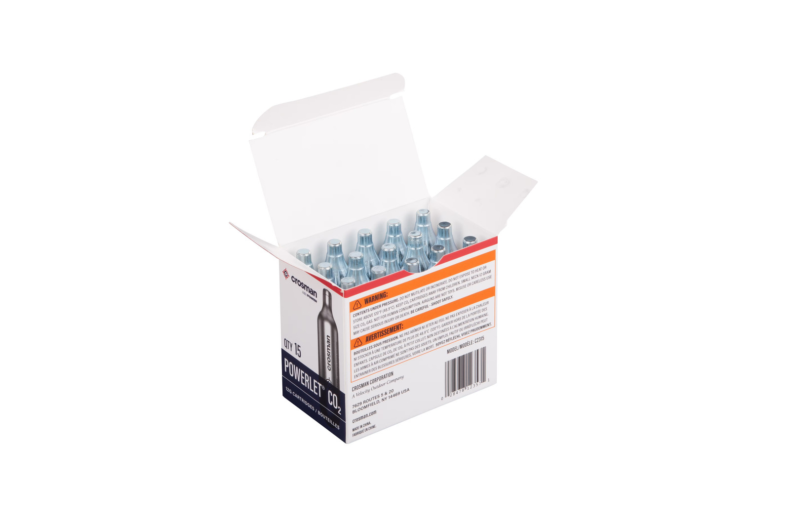 12 Gram CO2 Powerlet Cartridges for Airguns