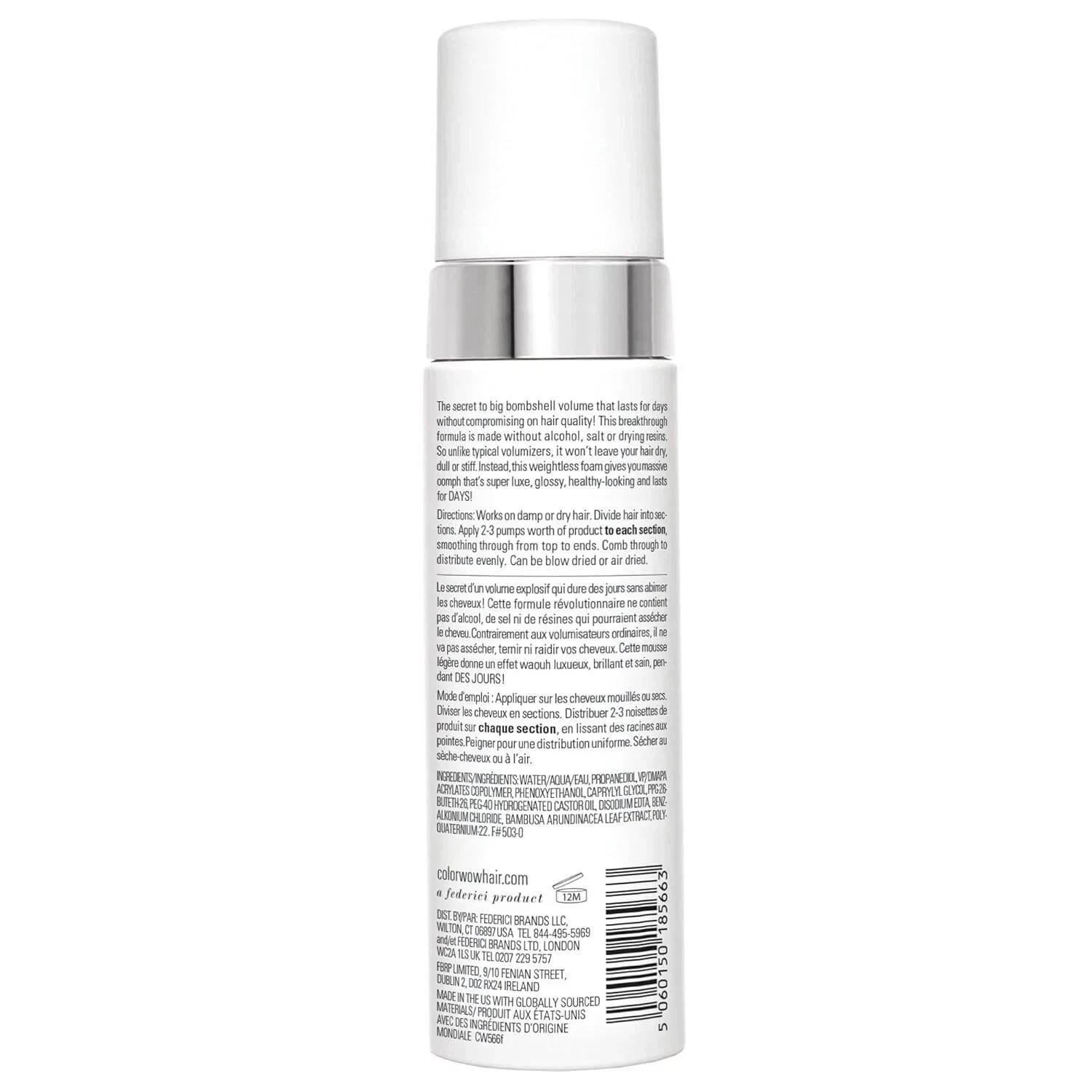 COLOR WOW Xtra Large Bombshell Volumizer Alcohol-Free Technology for Lasting-2PC