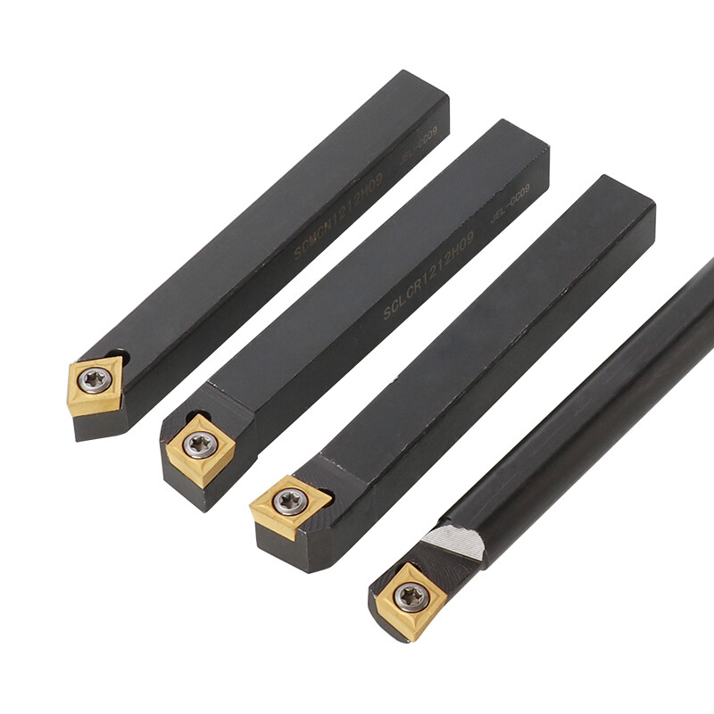 4Pcs Lathe Turning Tools 10Pcs Lathe Indexable Carbide Insert Boring Bar Holder