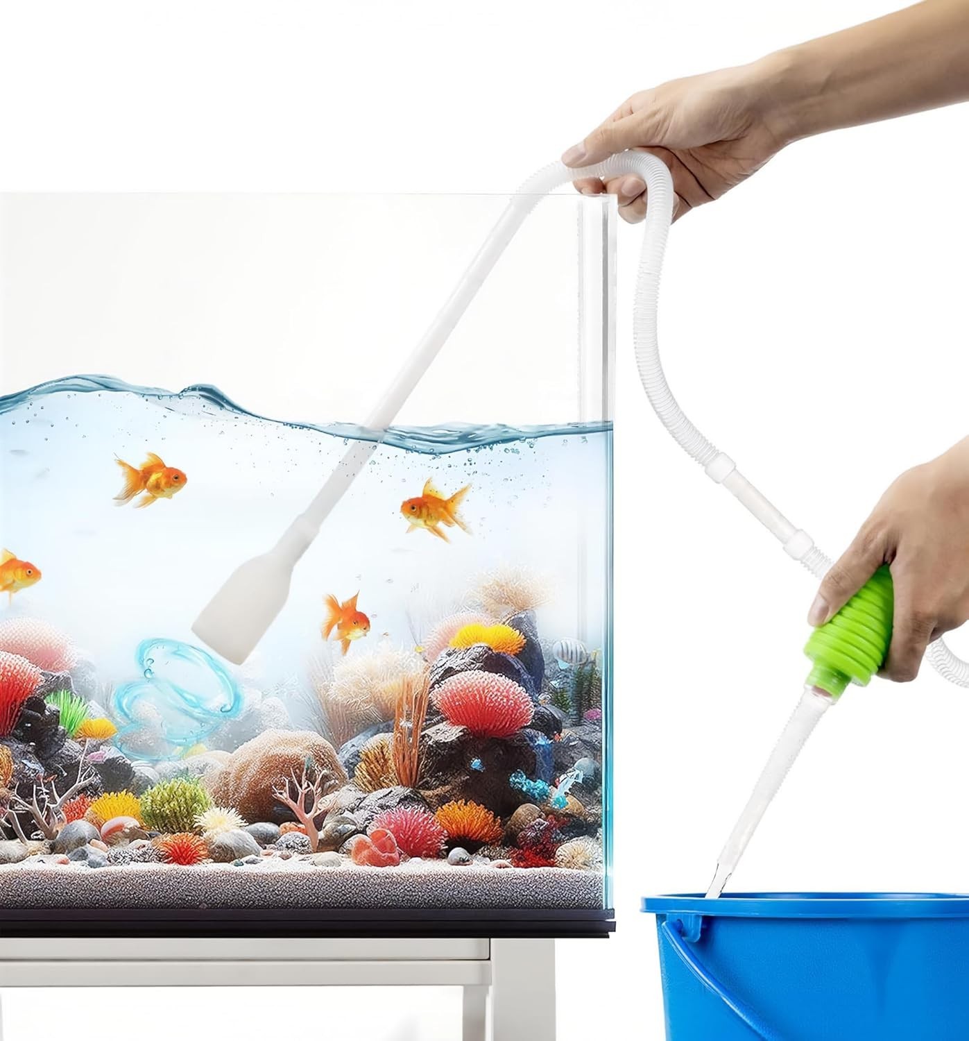 High-Value Fish Tank Hand Siphon - Hassle-Free Cleaning & Maintenance Tool