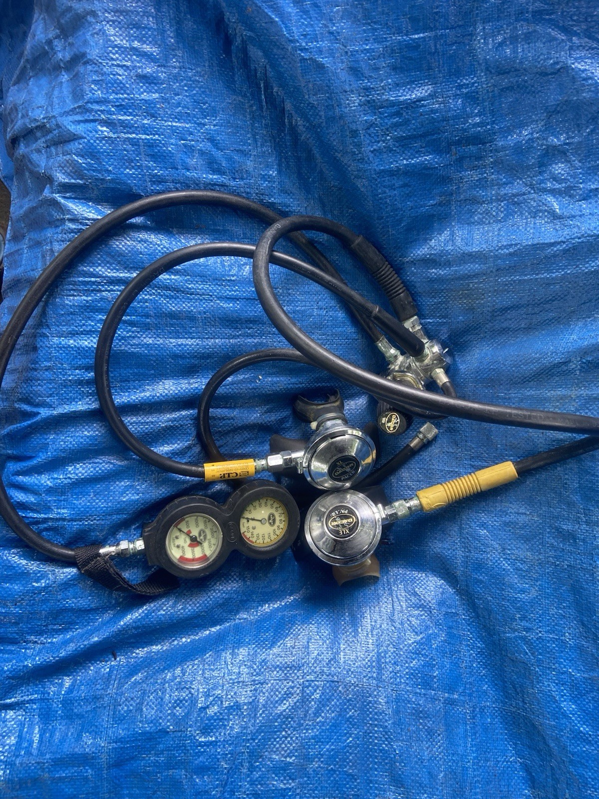 Dacor Pacer XL / Dacor Regulator Divers Lot For Parts Or Repair UNTESTED