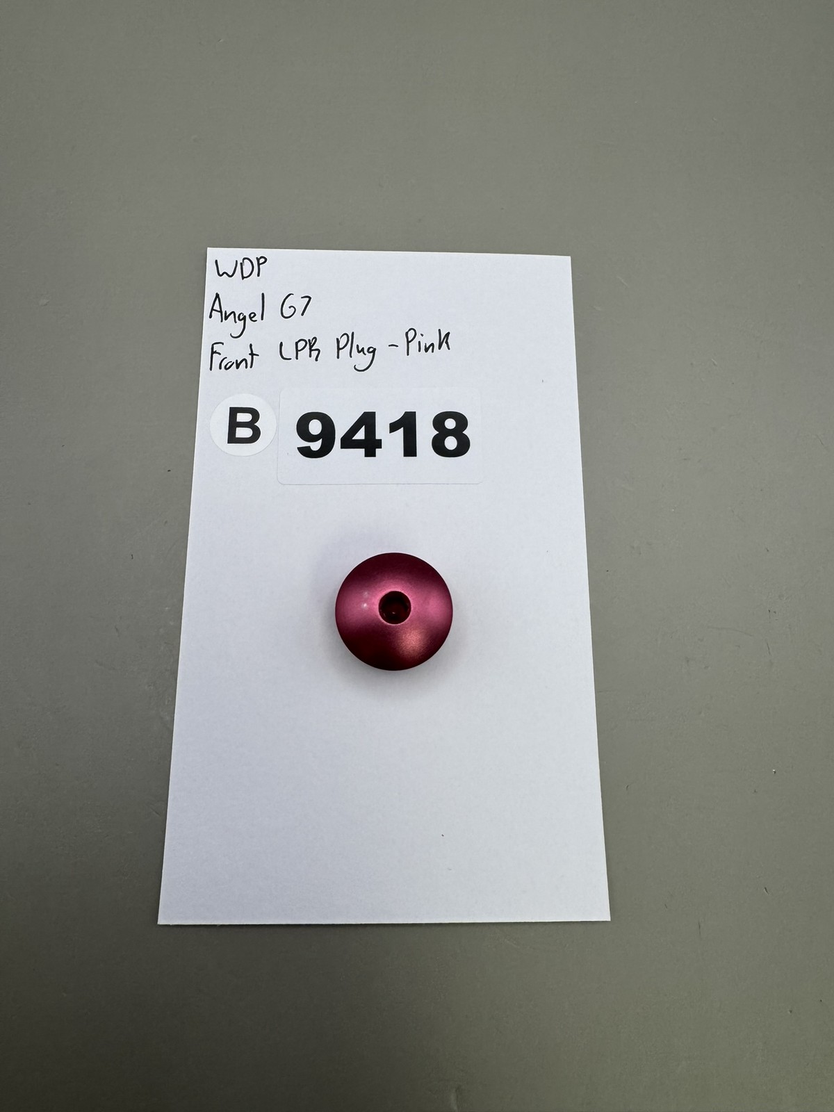WDP Angel G7 Front LPR Plug - Pink