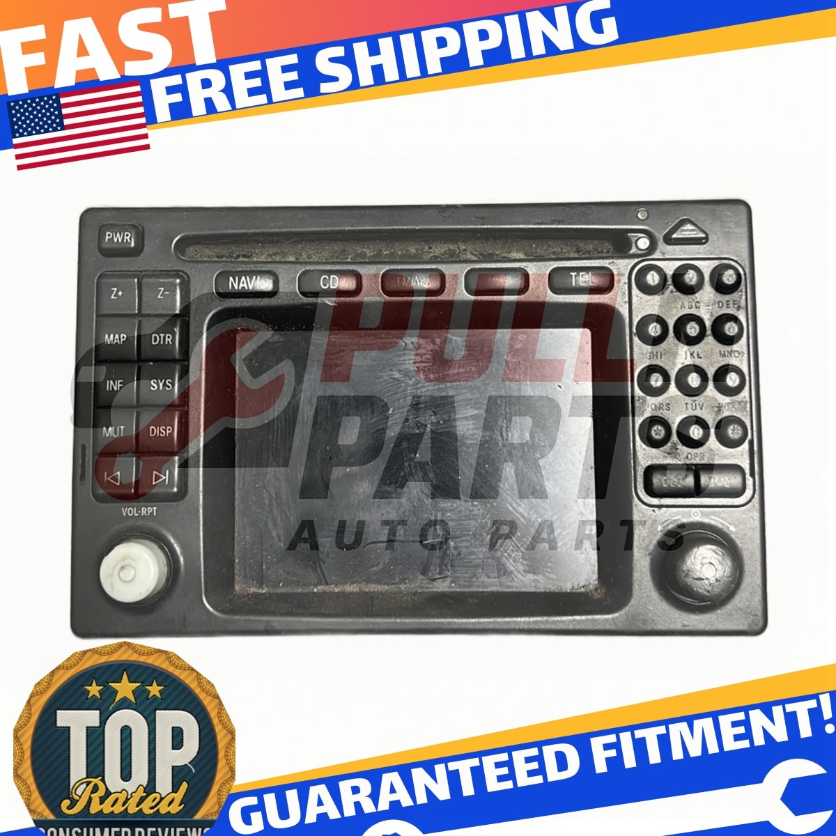 OEM Mercedes-Benz NavRadio A2108204989 for C250 14, S550 08, GLK350-13
