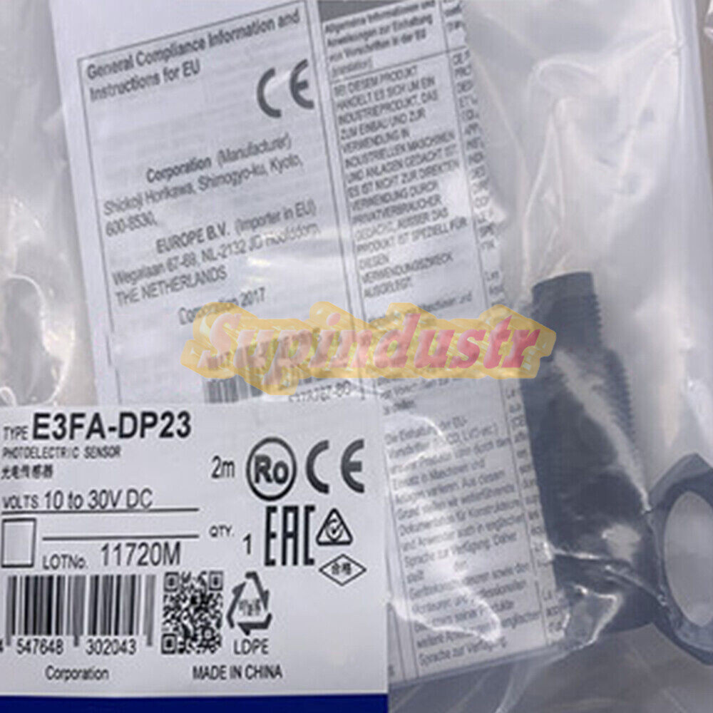 Omron-E3FA-DP23 Photoelectric Sensor E3FADP23 1Pcs New