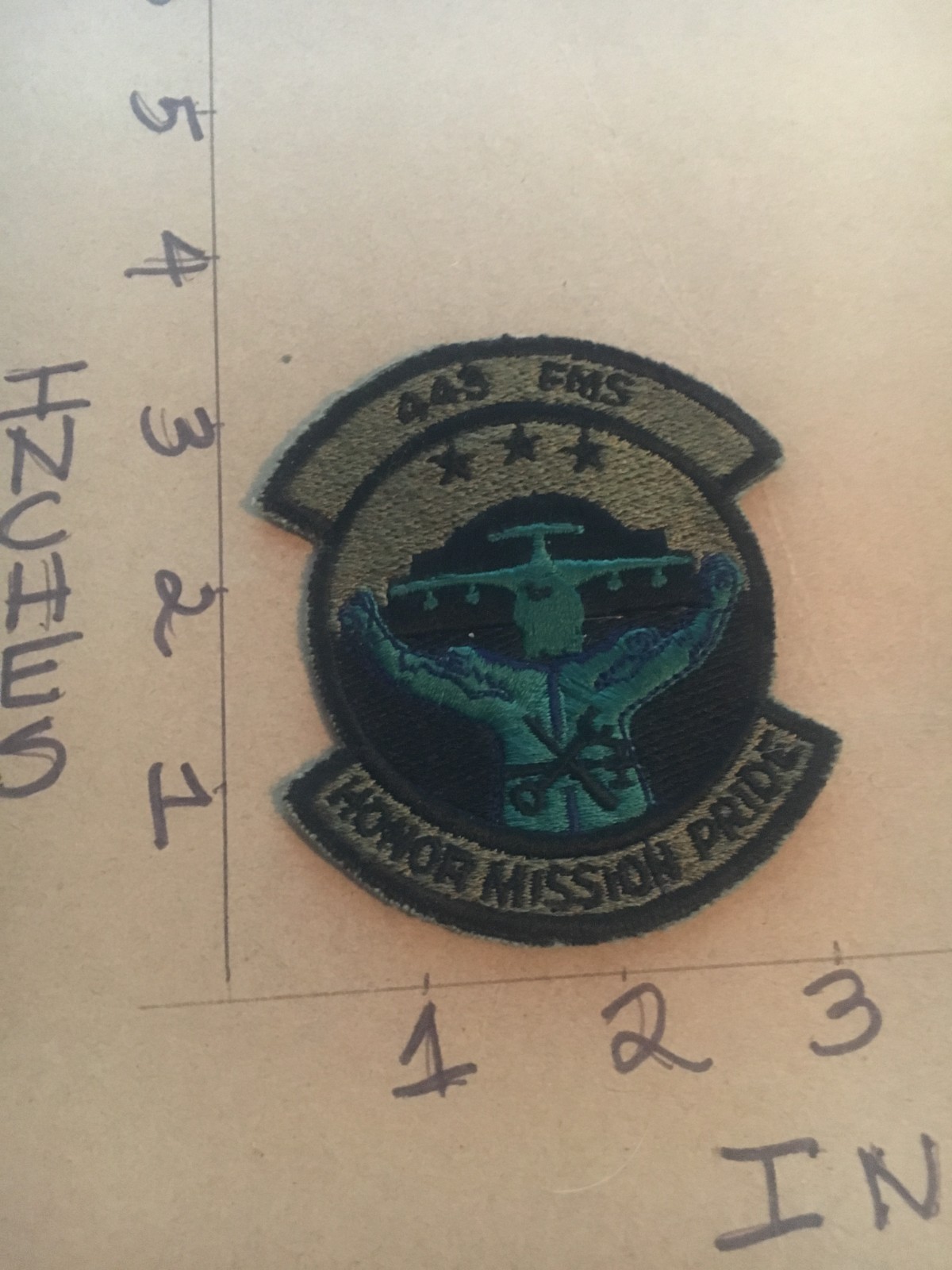 USAF 443rd FMS Squadron subdued patch 4/24/26