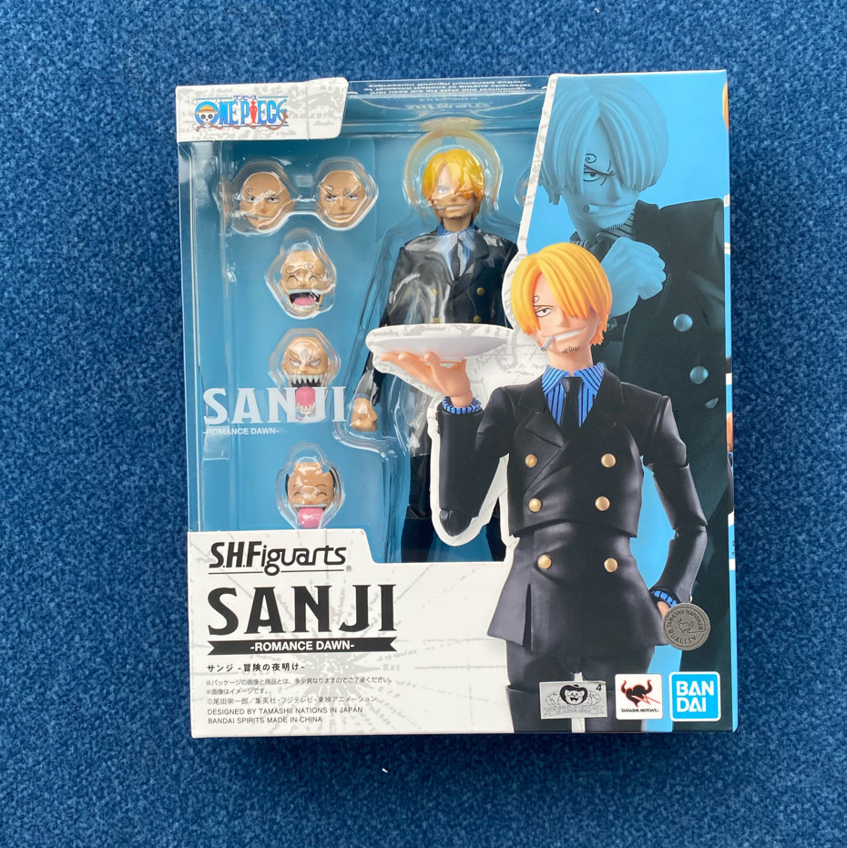 Bandai S.H.Figuarts One Piece SANJI - ROMANCE DAWN Action Figure Model Toys