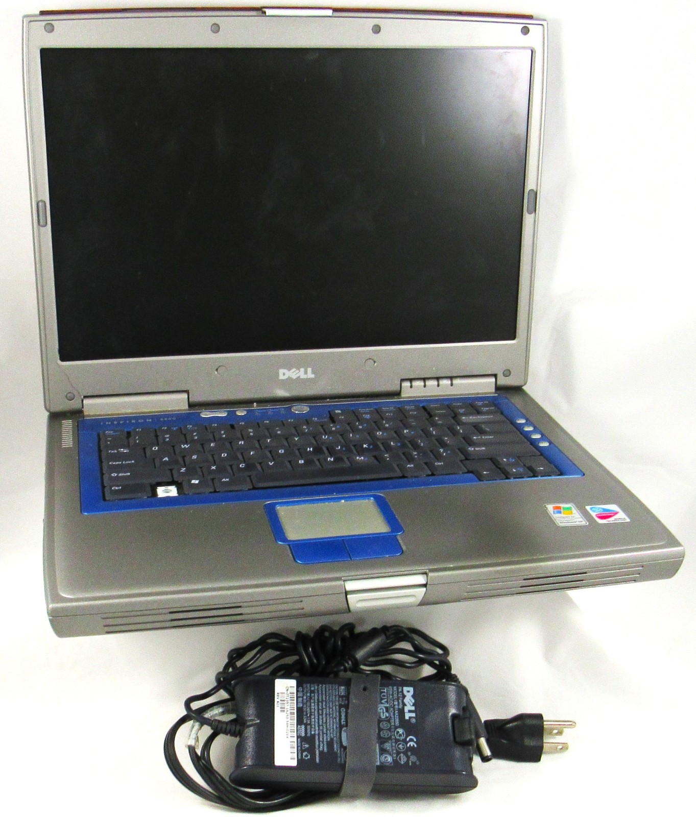 Vintage Dell Computer Inspiron 8600 14" Laptop Windows XP Pro And Charger AS IS