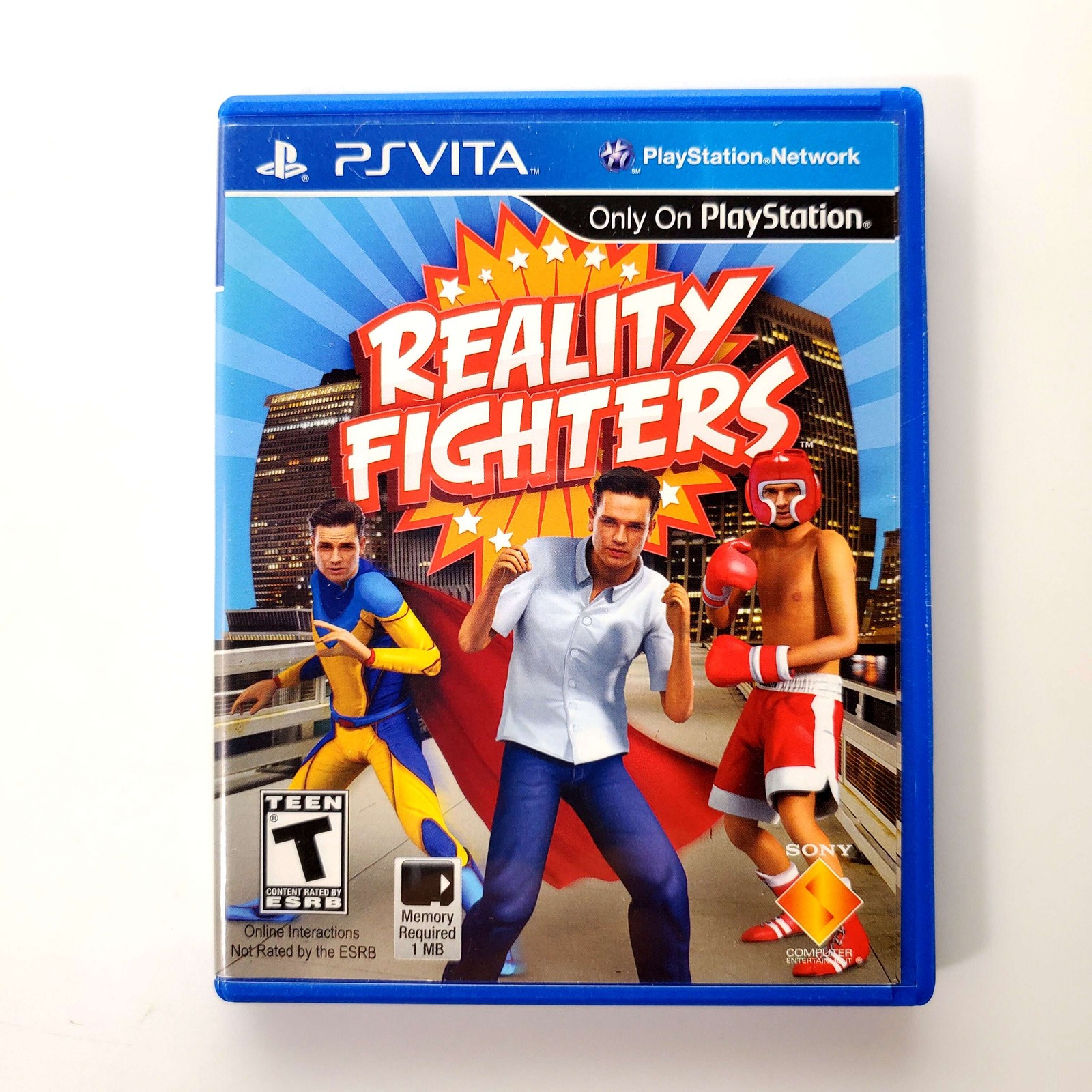 No Game, Box Only - Reality Fighters - Sony Playstation Vita PSV Original