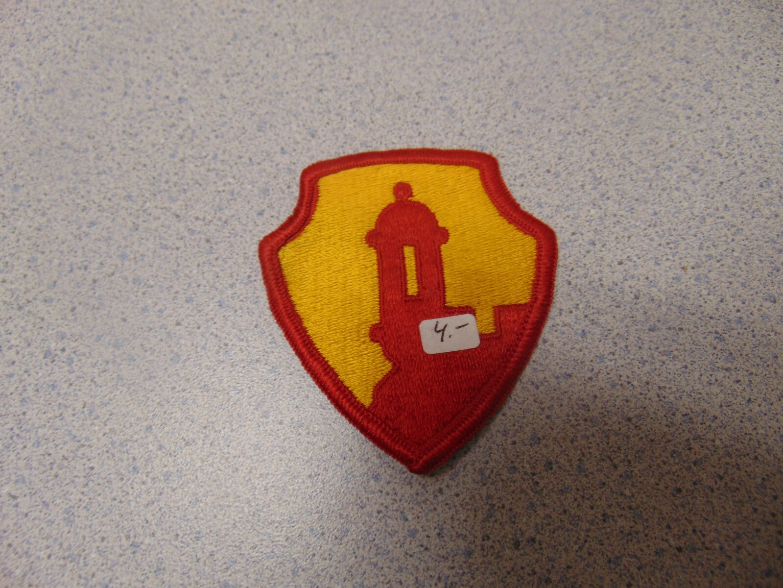 MILITARY SHOULDER PATCH COLORED SEW ON ANTILLES