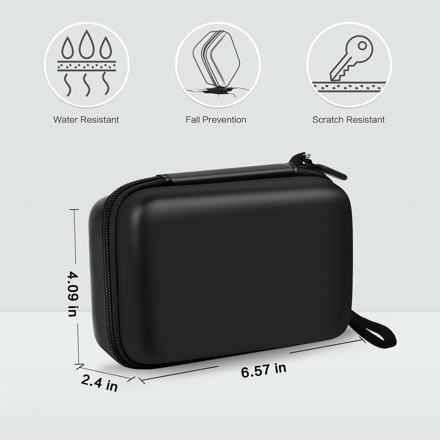 Hard Case Compatible with Analogue Pocket Handheld Game Console, Black