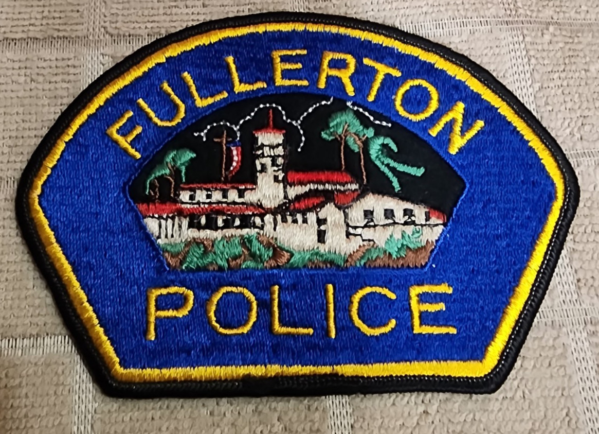 CA Fullerton California Police Department Shoulder Patch