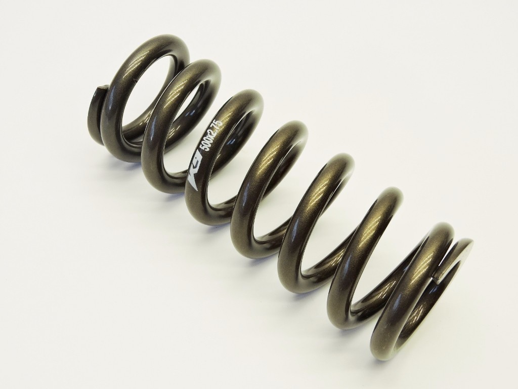 K9 500 lb x 2.75 Spring RACE STEEL 150mm 530g Champagne for FOX and Rock Shox