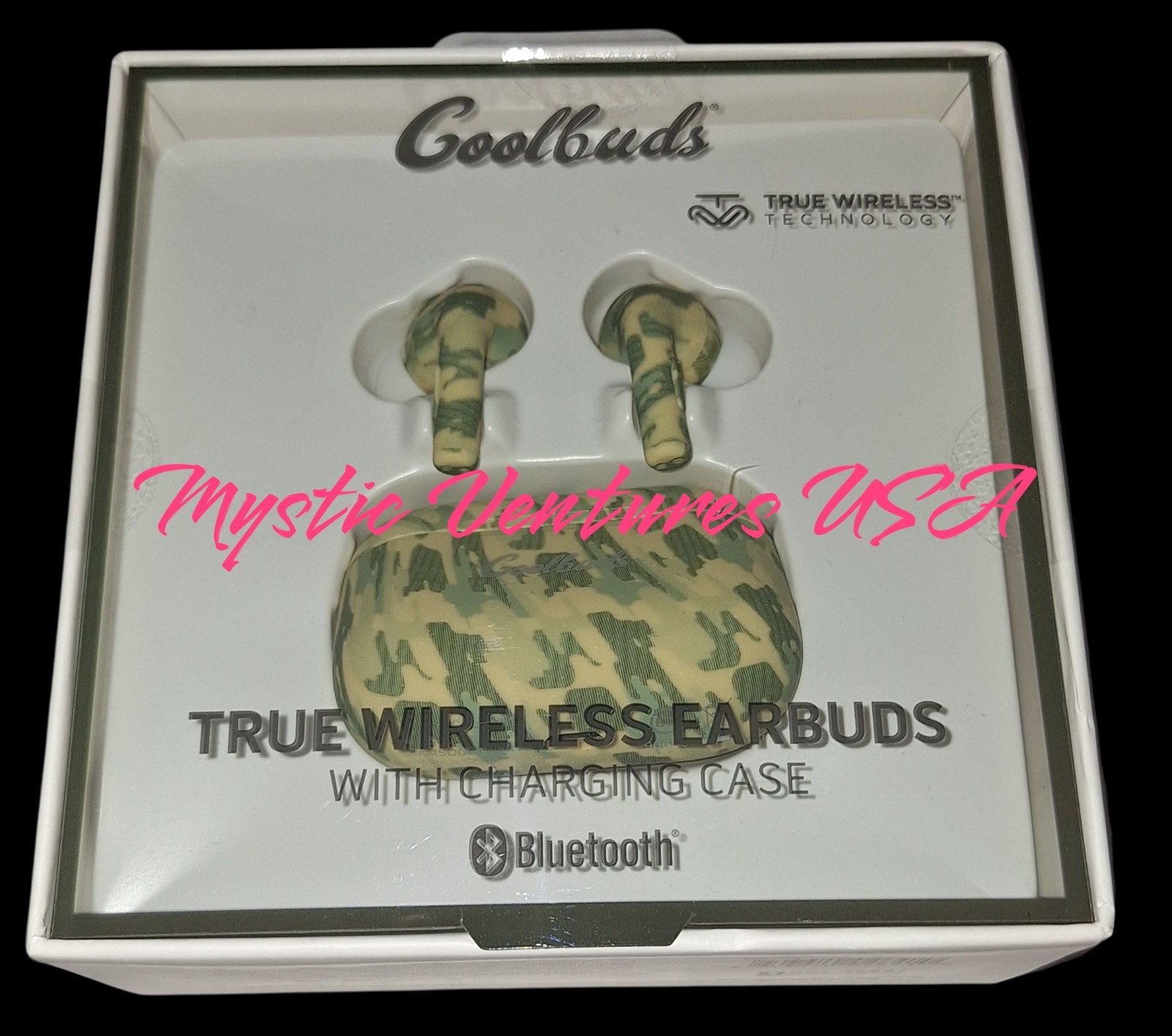 Coolbuds TRUE Wireless Bluetooth Camo Earbuds with Charging Case