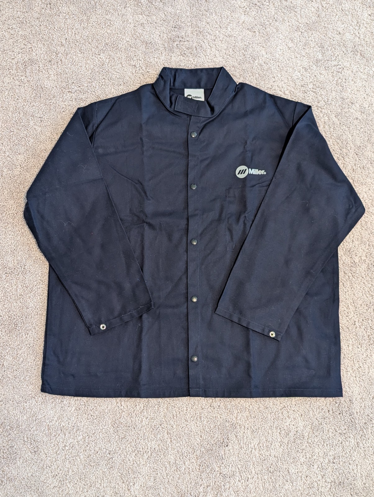 Miller Work Jacket Mens 2XL XXL Electric Flame Resistant Welding Industrial