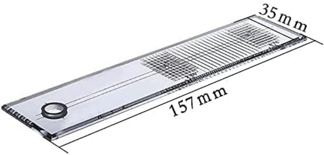 Acrylic Cartridge Alignment Protractor for Turntables - Easy and Accurate