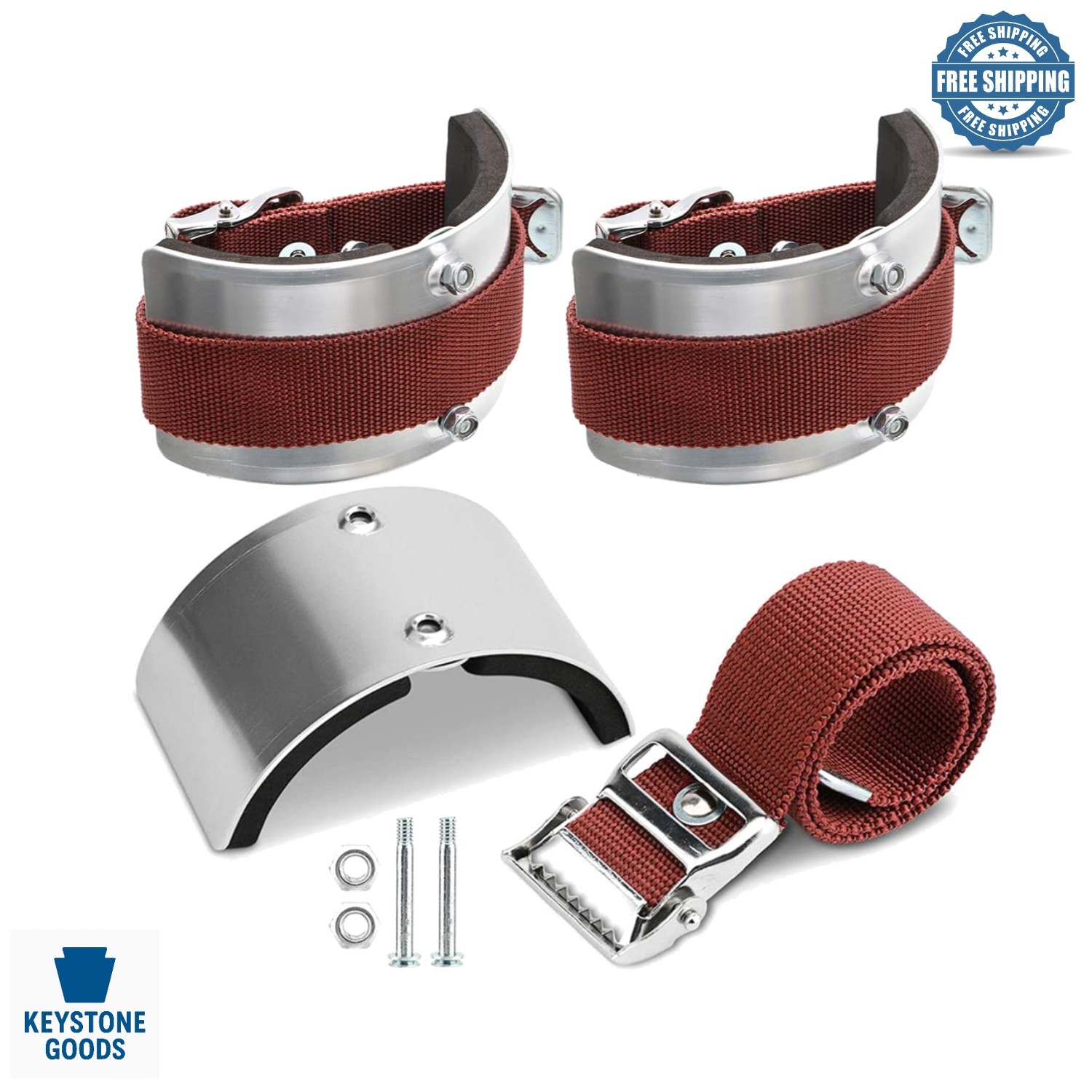 2 Pcs Stilt Replacement Leg Straps Kit for Drywall, Plastering & Painting