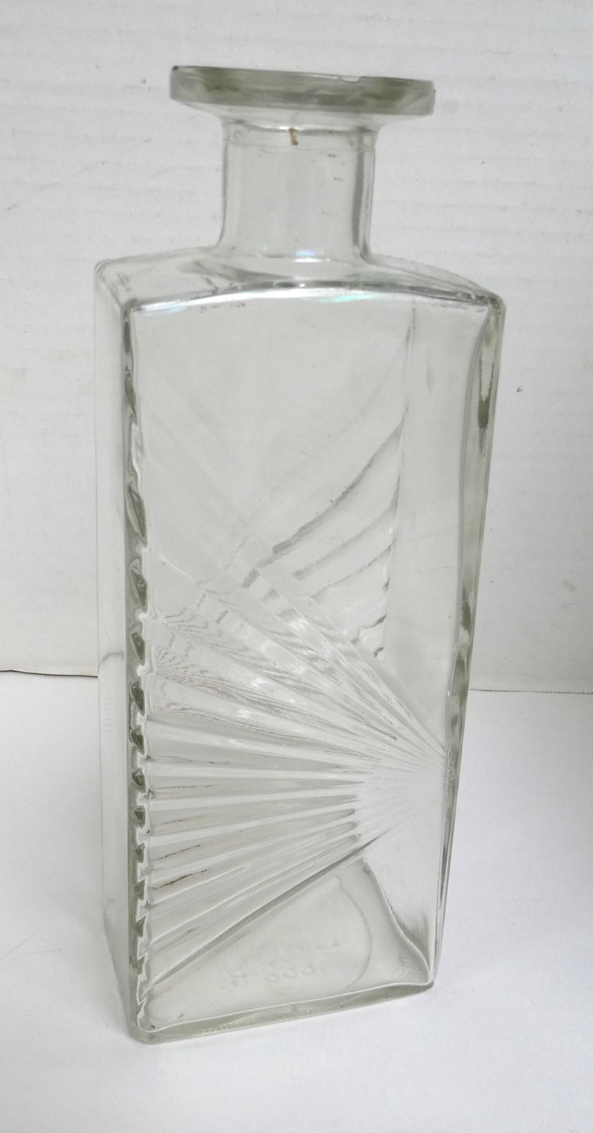 1968 Anchor Hocking Deco Style Liquor Bottle