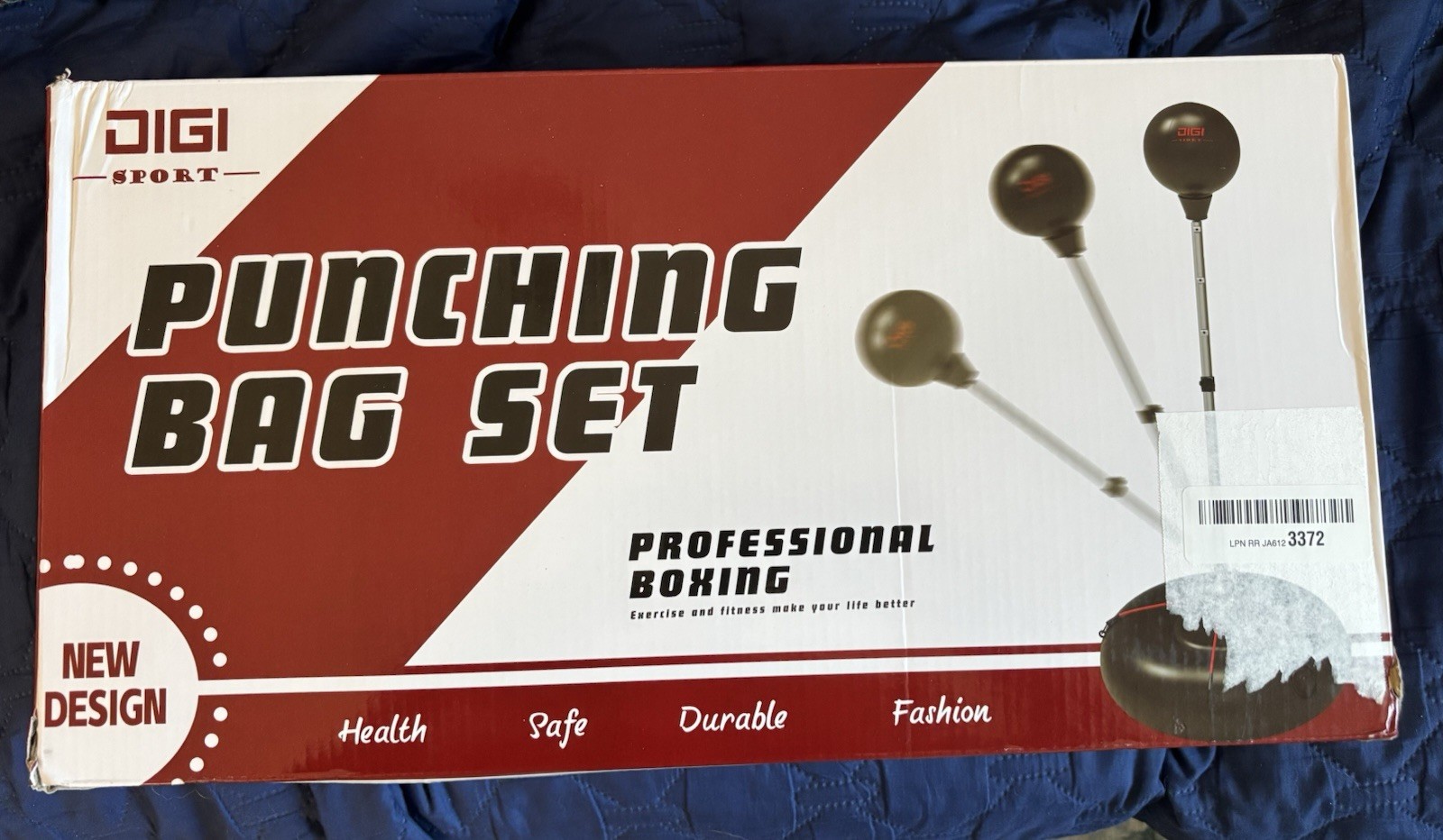 DIGI Sport Adult Boxing Set W/O Gloves Punching Bag Training Fitness Exercise