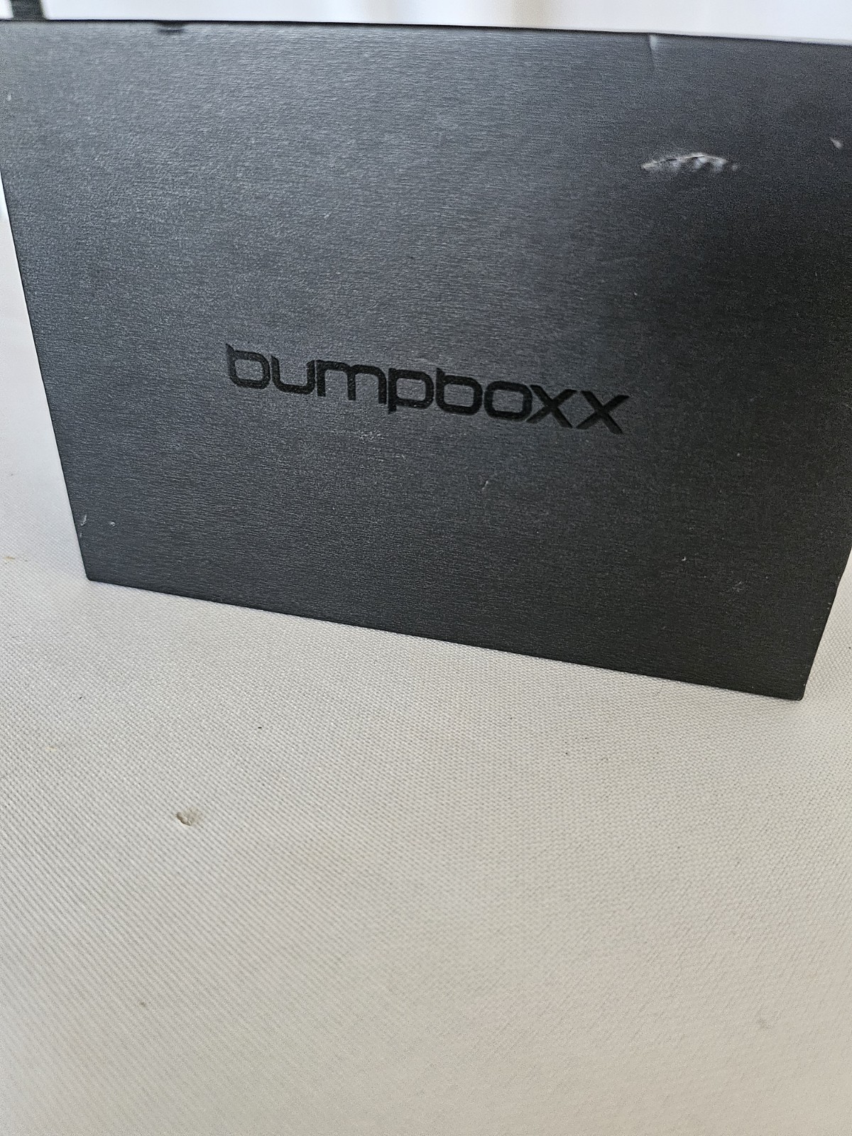 BUMPBOXX Purple Bluetooth Wireless Speaker Microboom W/Charger & Chain