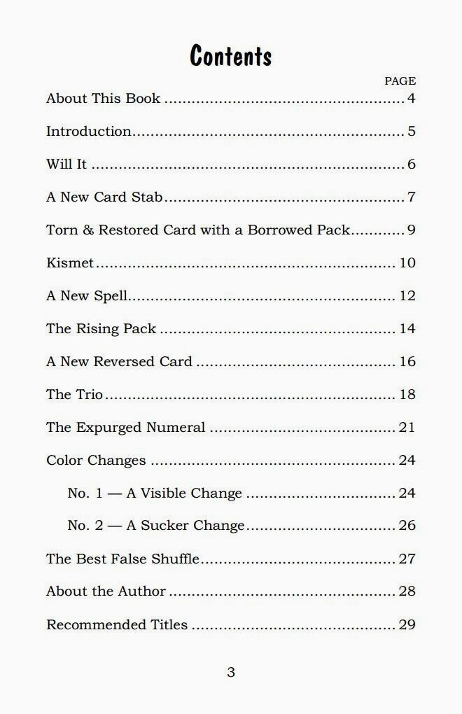 Ten Card Feats by Jean Hugard