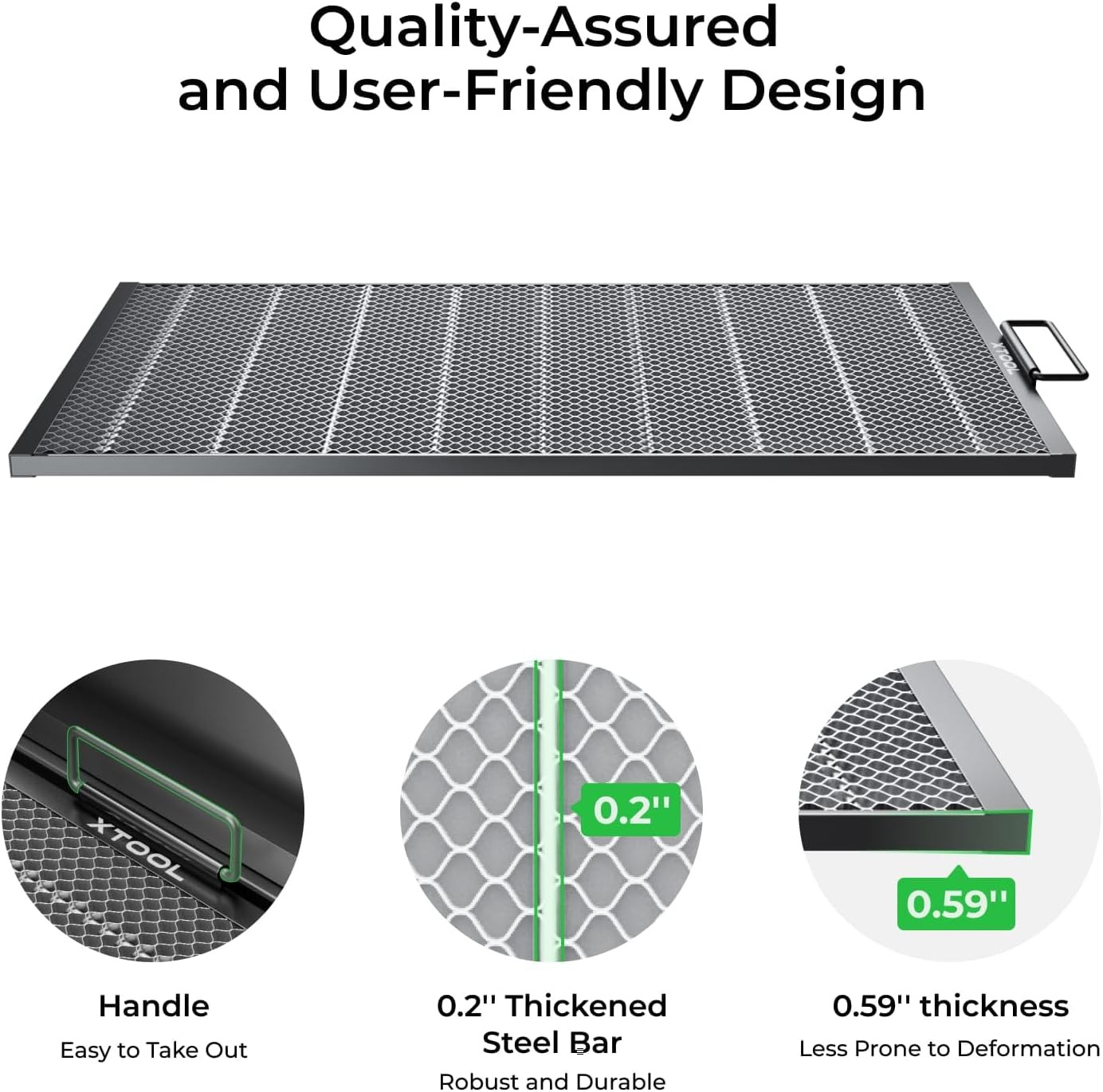 P2 Honeycomb Working Panel 2.0, Suitable for P2, P2S Laser Engraver